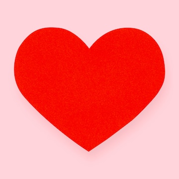 Love Heart Red Romance Lovers Happy Valentine Stock Illustration