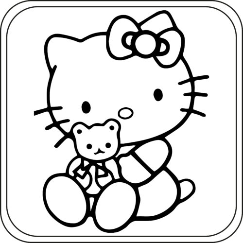 Hello kitty coloring pages preschool kindergarten first grade made by teachers