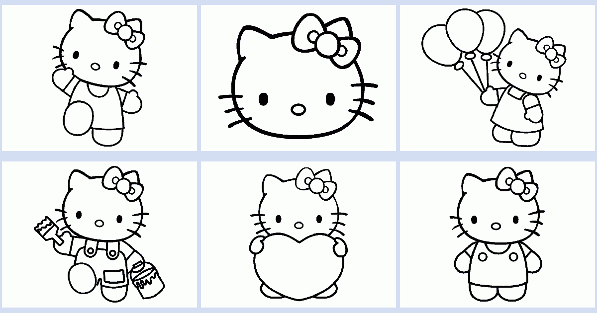 Hello kitty coloring book