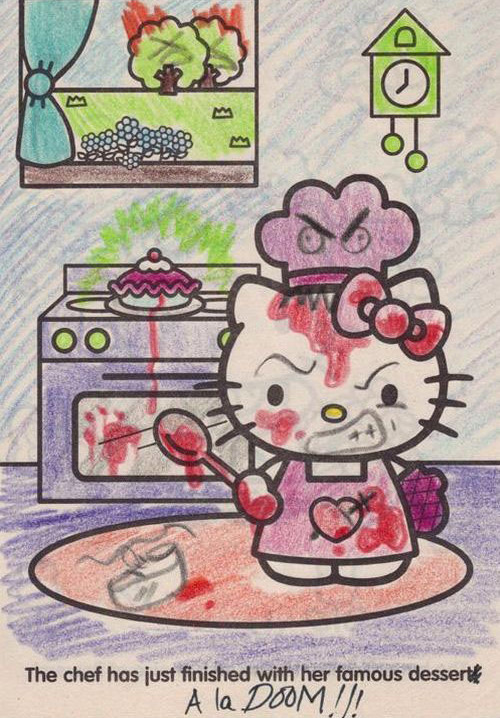 Hello kitty coloring pages â hello kitty hell