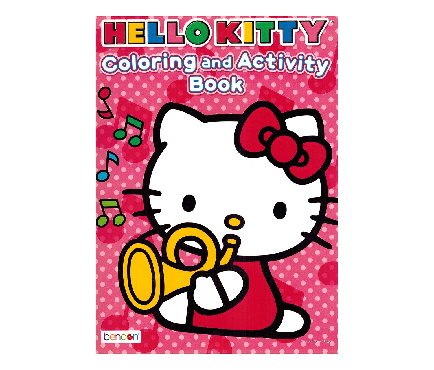 Hello kitty colorg and activity book for the love of music pages with answers toys games