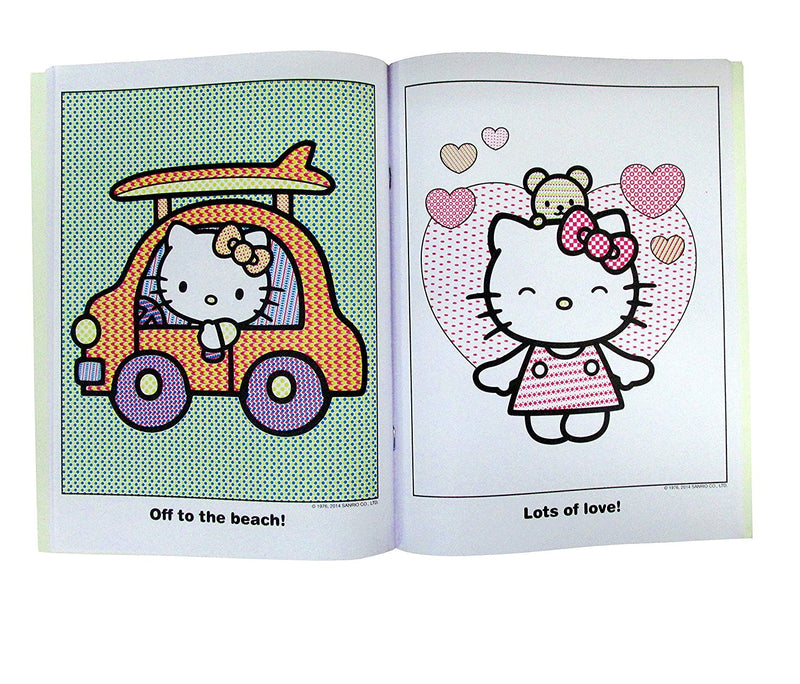 Bazic hello kitty coloring book single