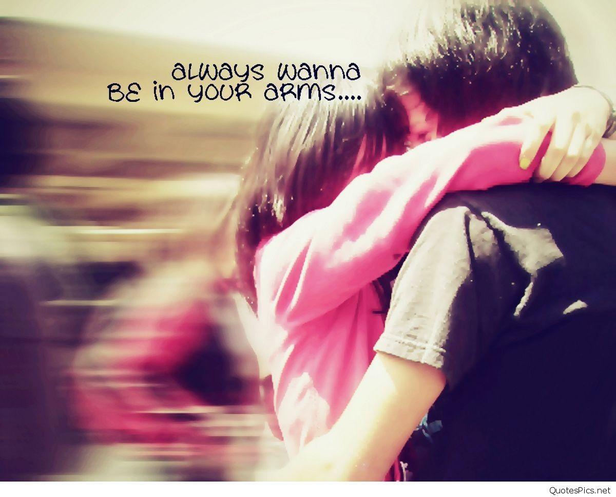 Love hug wallpapers with quotes