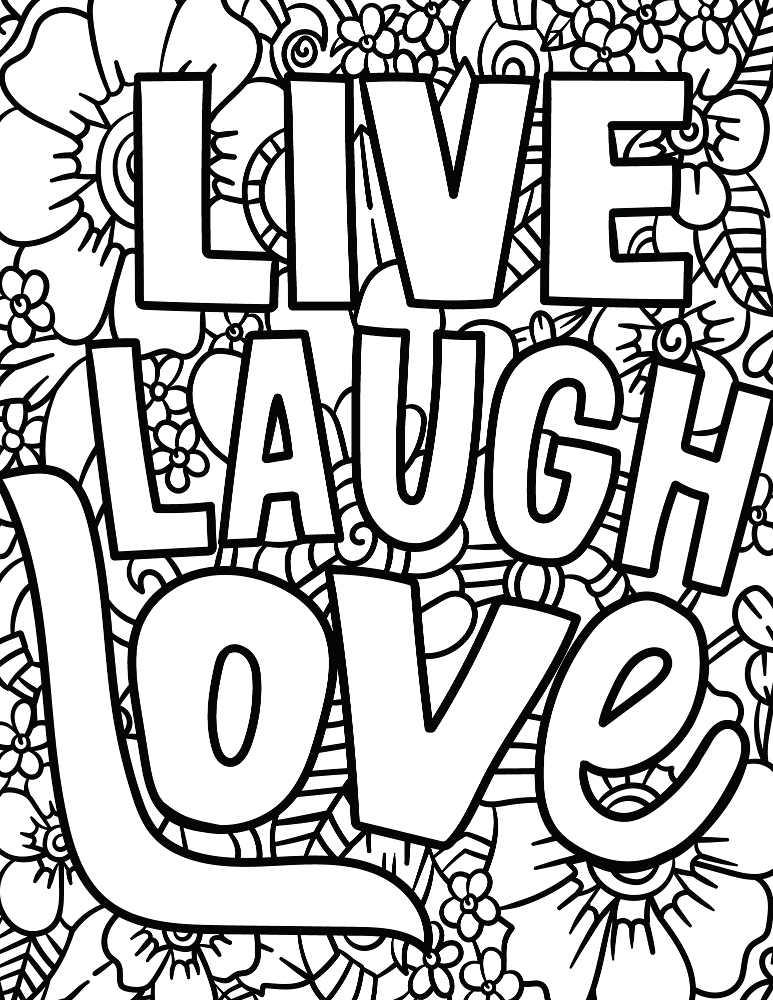 Free printable love coloring pages for kids and adults