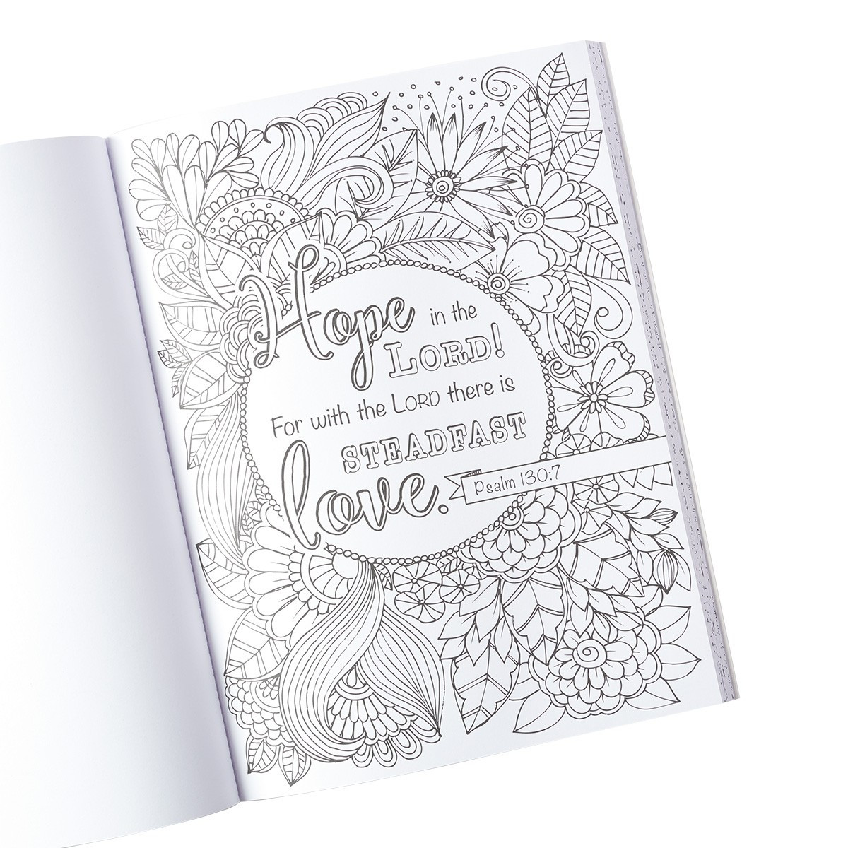 Faith hope love coloring book