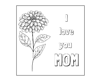 Mothers day coloring printable pages my world their way