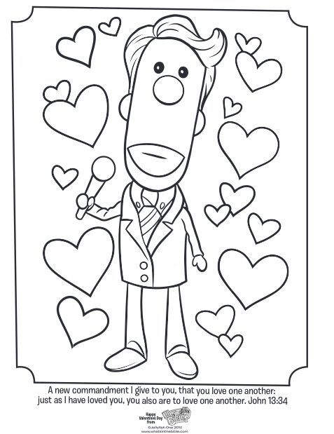 Eleven best valentines coloring pages