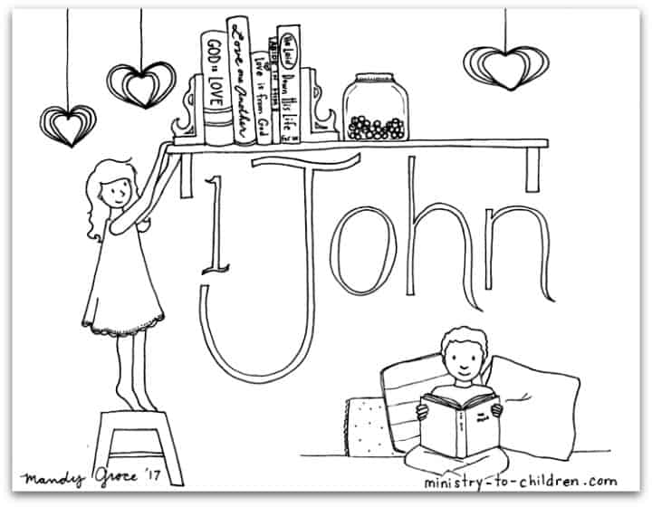 John bible book coloring page