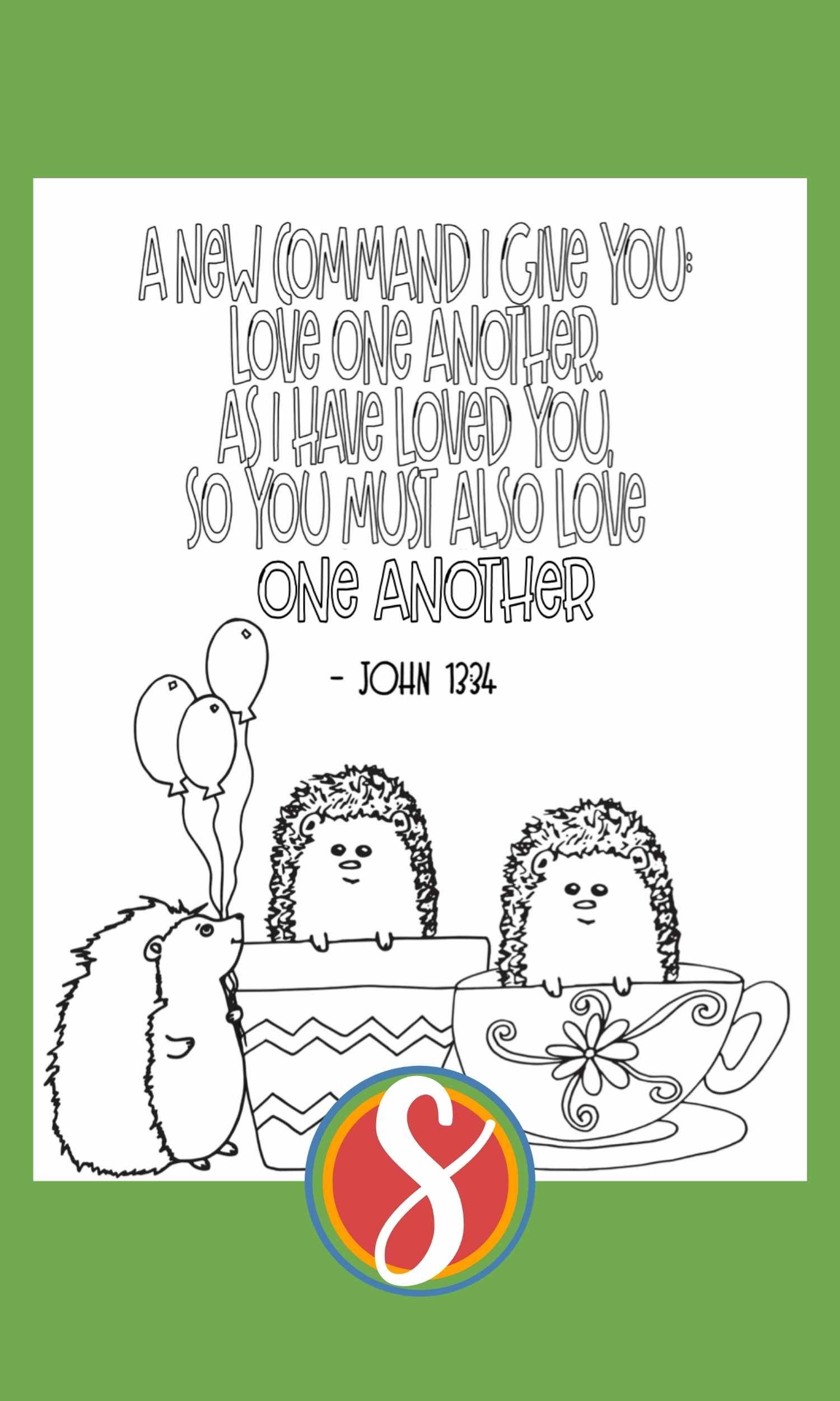 Love bible verse coloring pages â stevie doodles