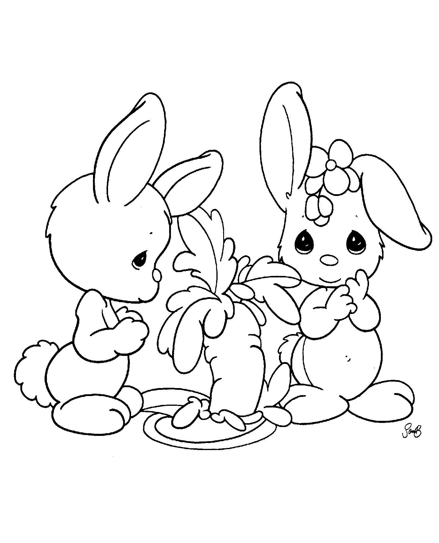 Precious moments coloring pages