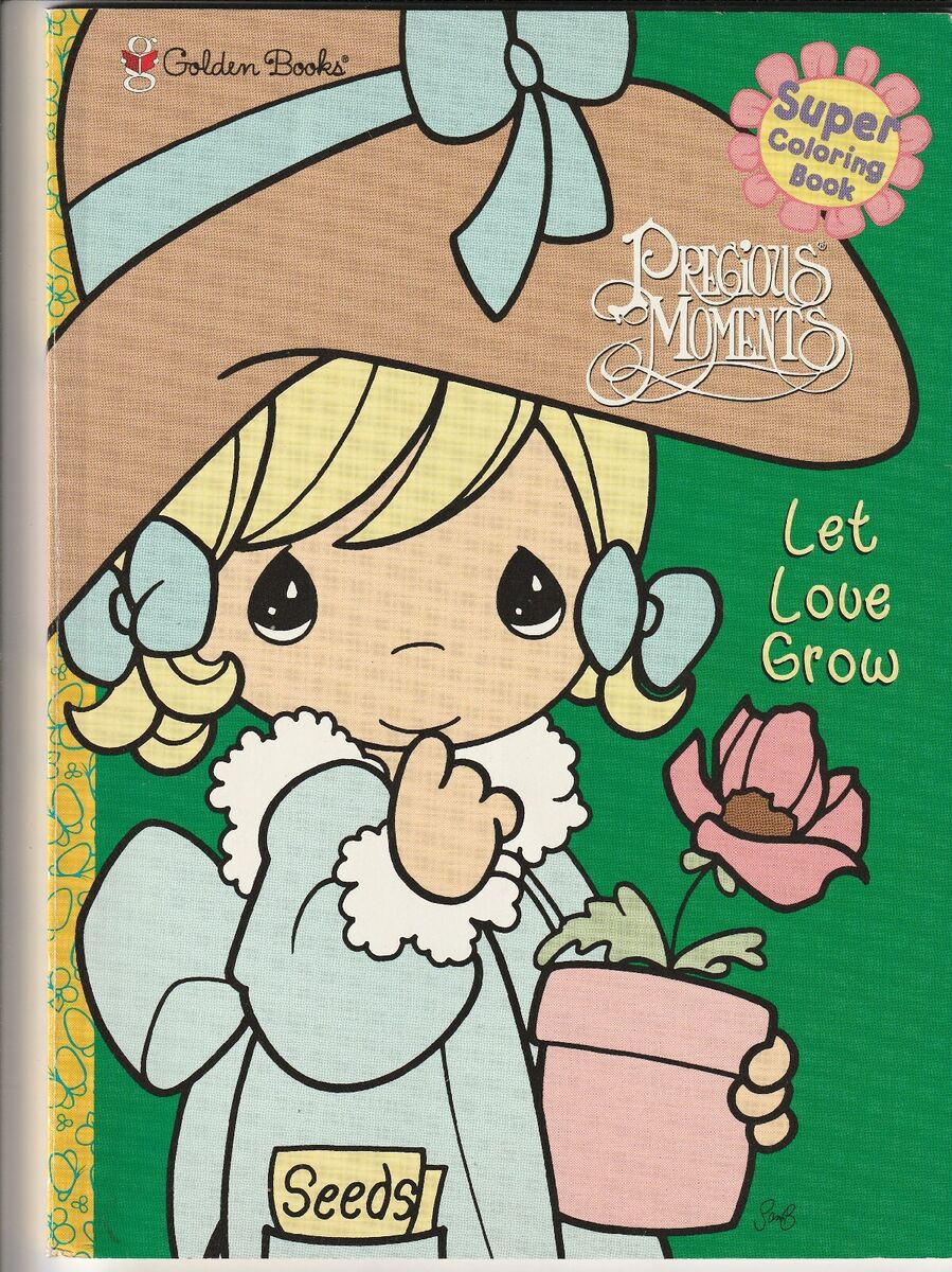 Precious moments coloring book let love grow