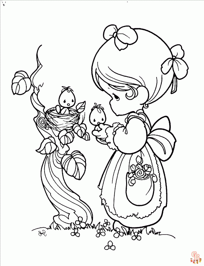 Discover the best precious moments coloring pages online