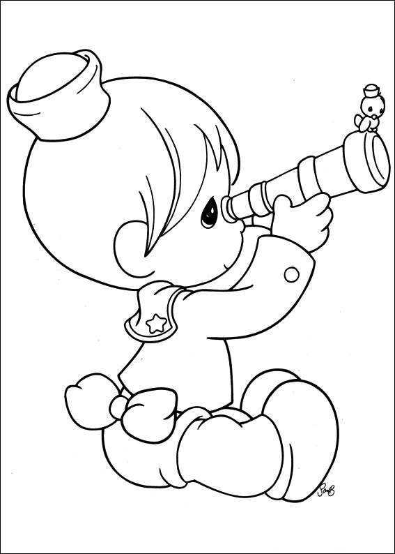 Free printable precious moments coloring pages for kids