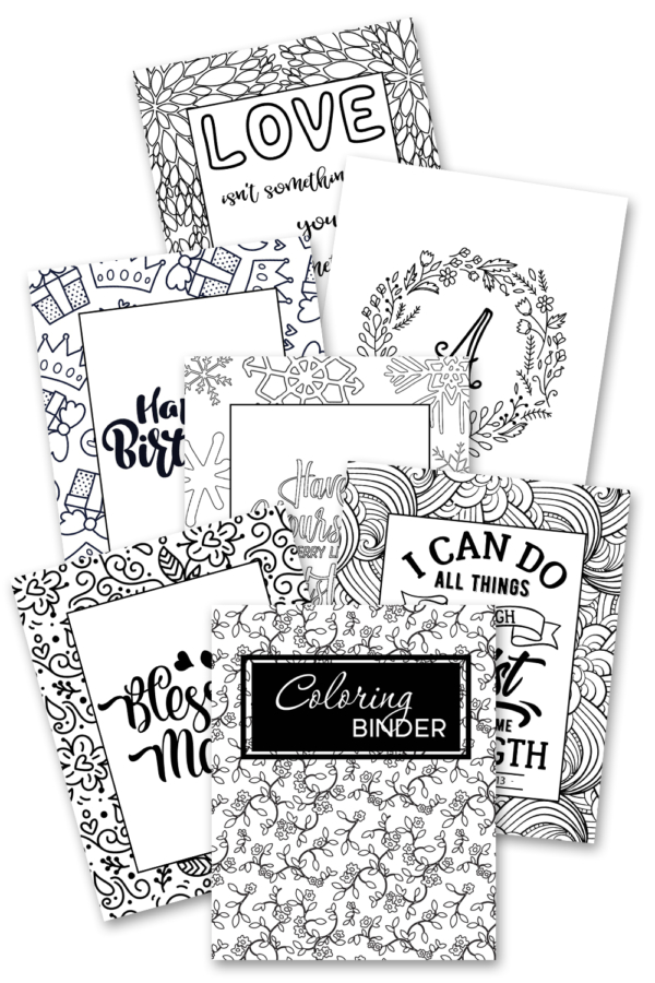 Free printable love quotes coloring sheets