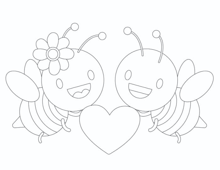 Free love coloring pages