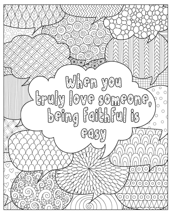 Love quotes coloring pages for adults zentangle digital downloads love sayings coloring pages adult printable colouring sheets pngs instant download