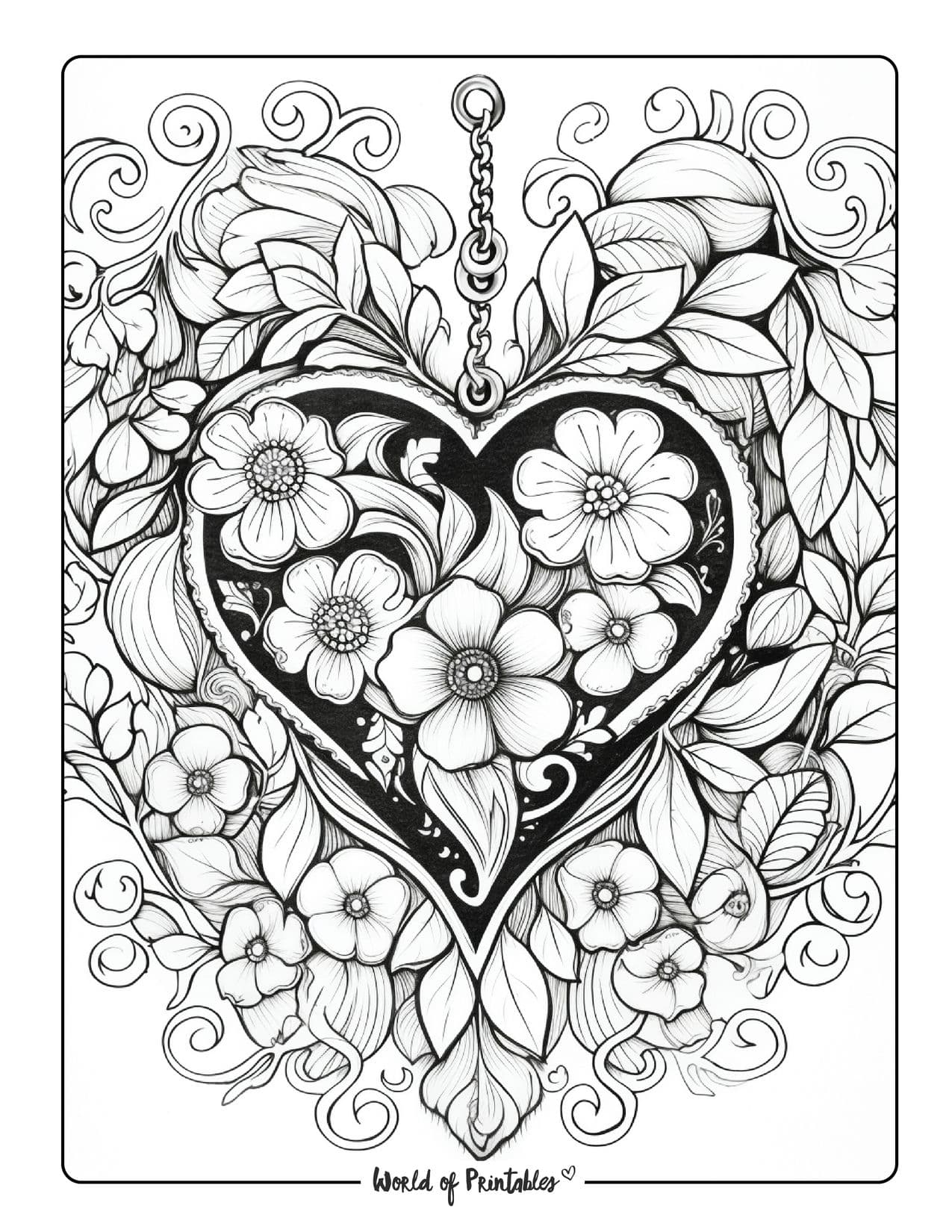 Love coloring pages