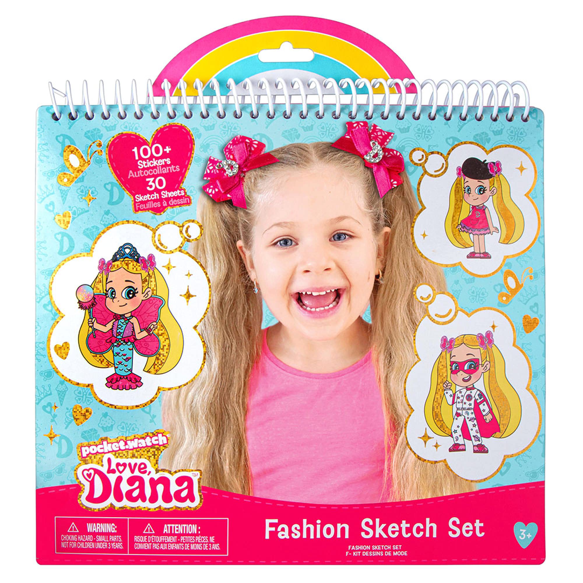 Fashion angels love diana fashion coloring portfolio for kids