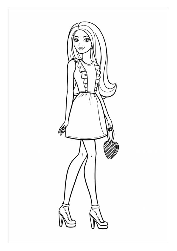 Barbie coloring pages printable coloring sheets