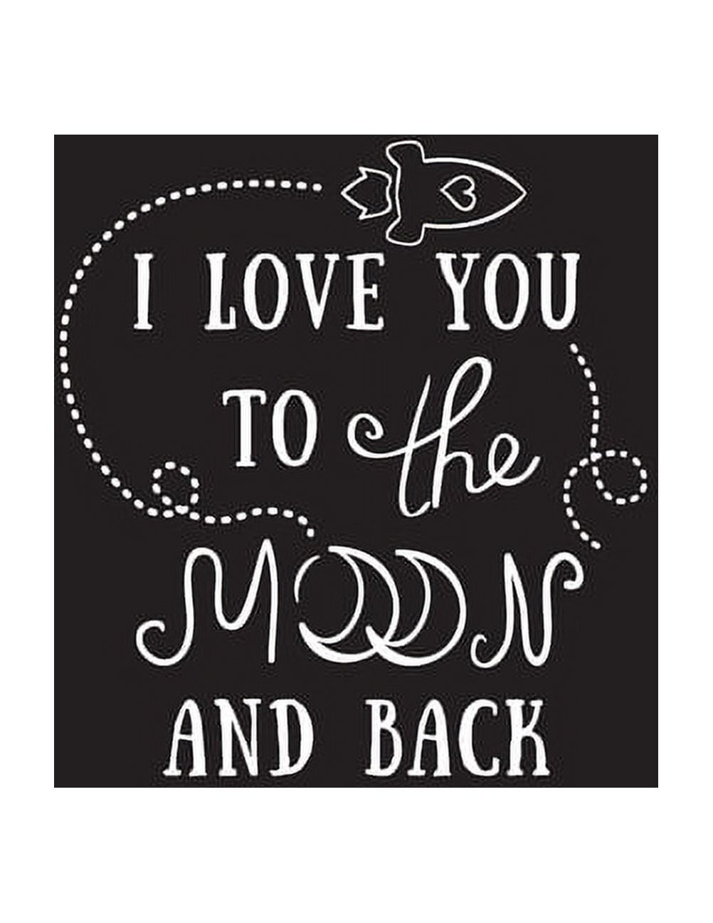 I love you to the moon and back valentines day quotes coloring book