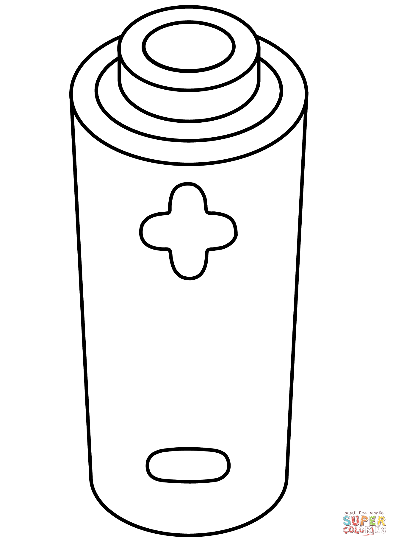 Battery emoji coloring page free printable coloring pages