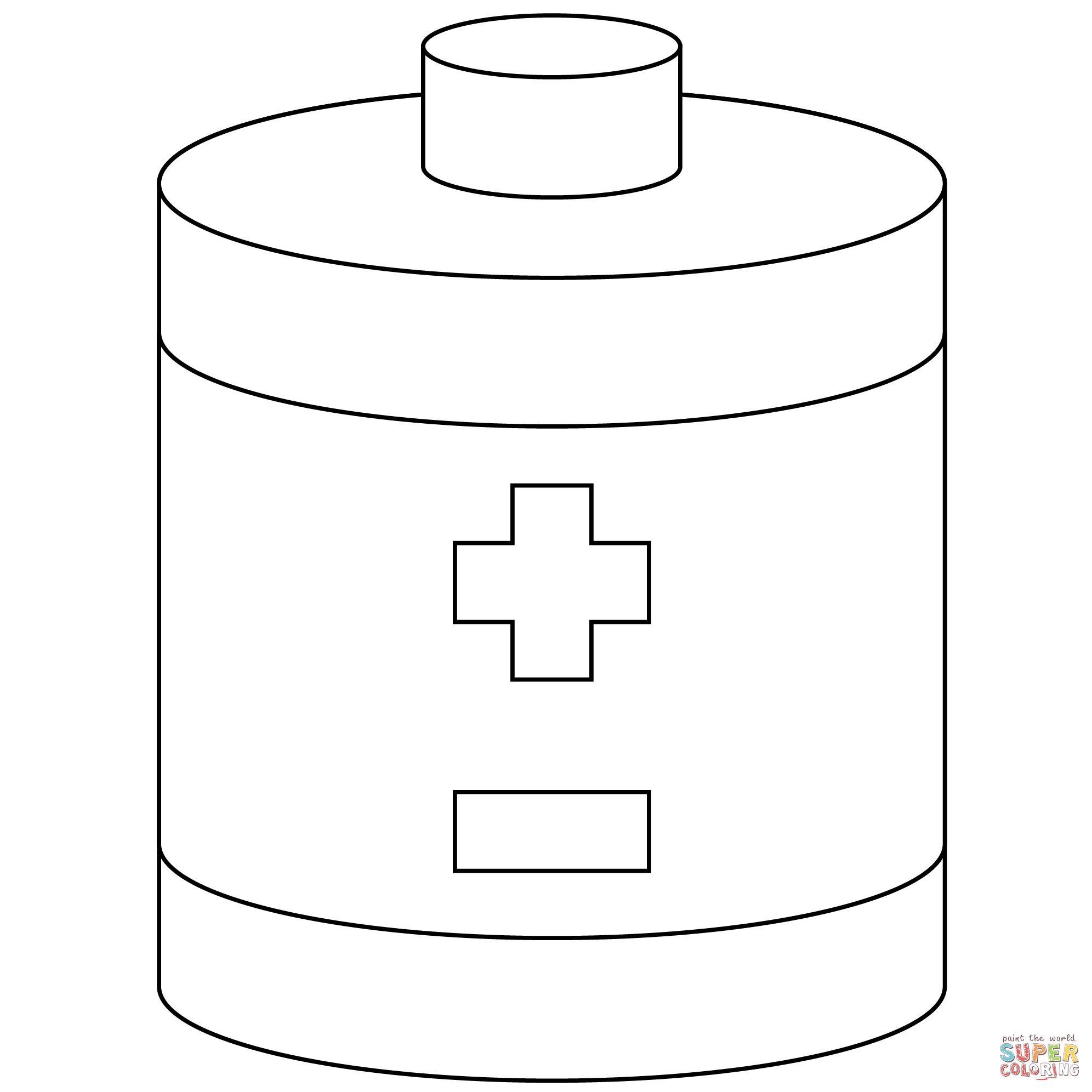 Battery emoji coloring page free printable coloring pages