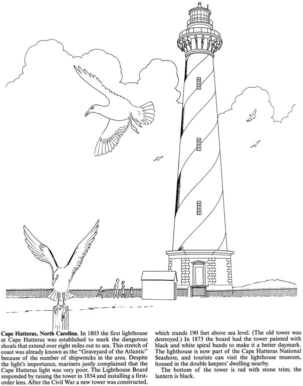 Wele to dover publications lighthouse drawing adult coloring pages lighthouse