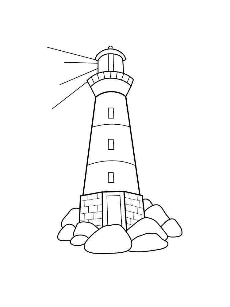 Lighthouse coloring pages