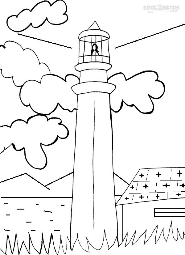 Printable lighthouse coloring pag for kids coolbkids coloring pag free coloring pag free adult coloring pag