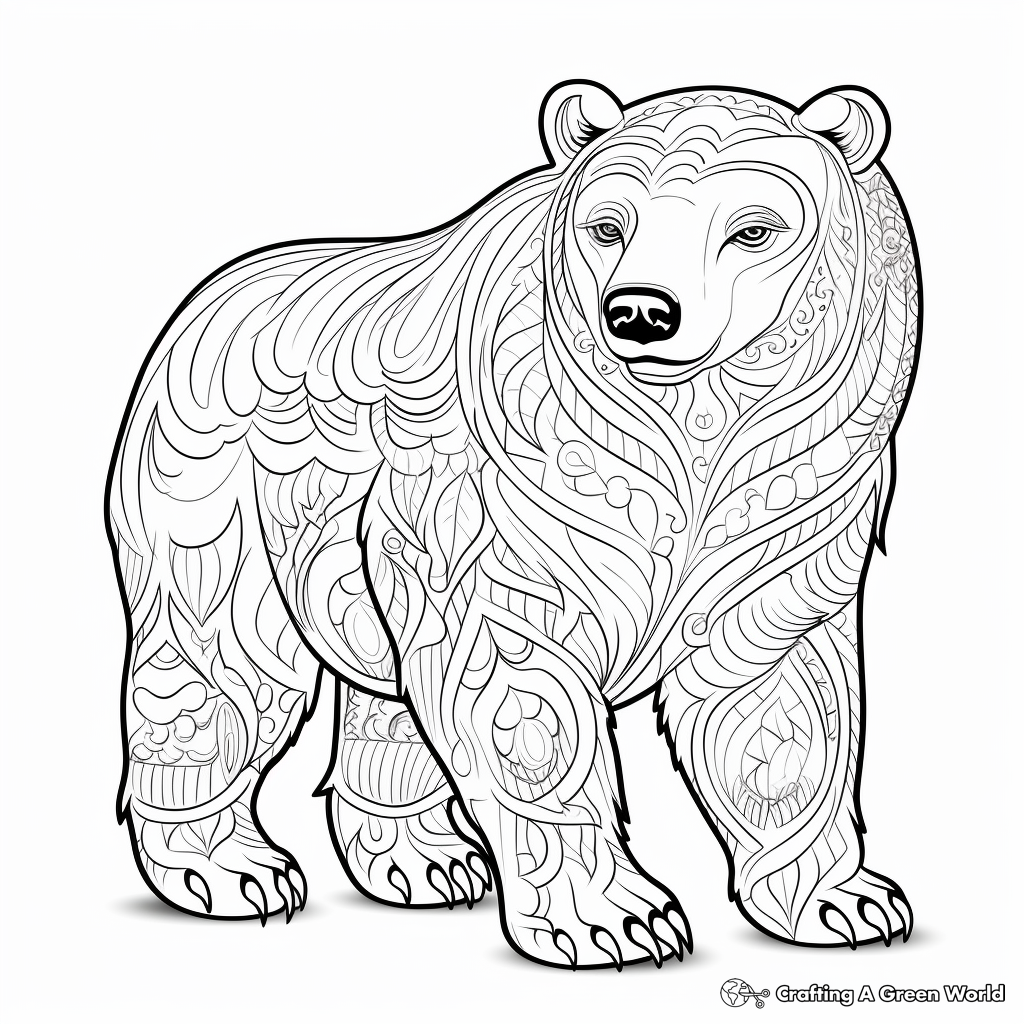 Bear coloring pages