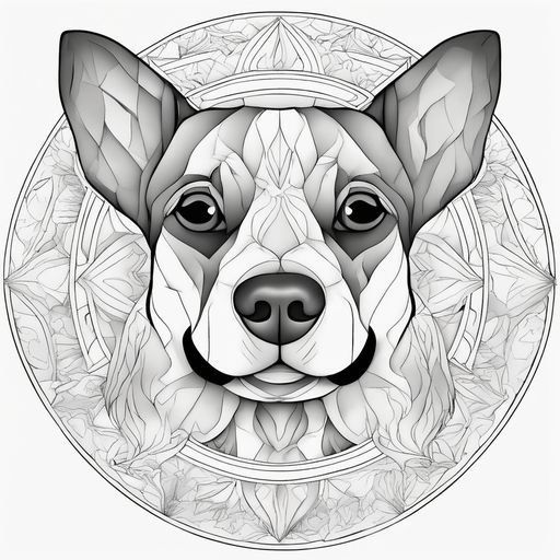 Dogecoin polygon vector similar to metamask