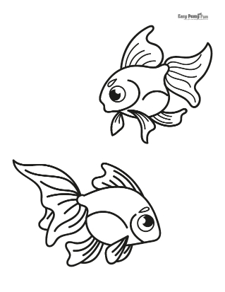 Fish coloring pages