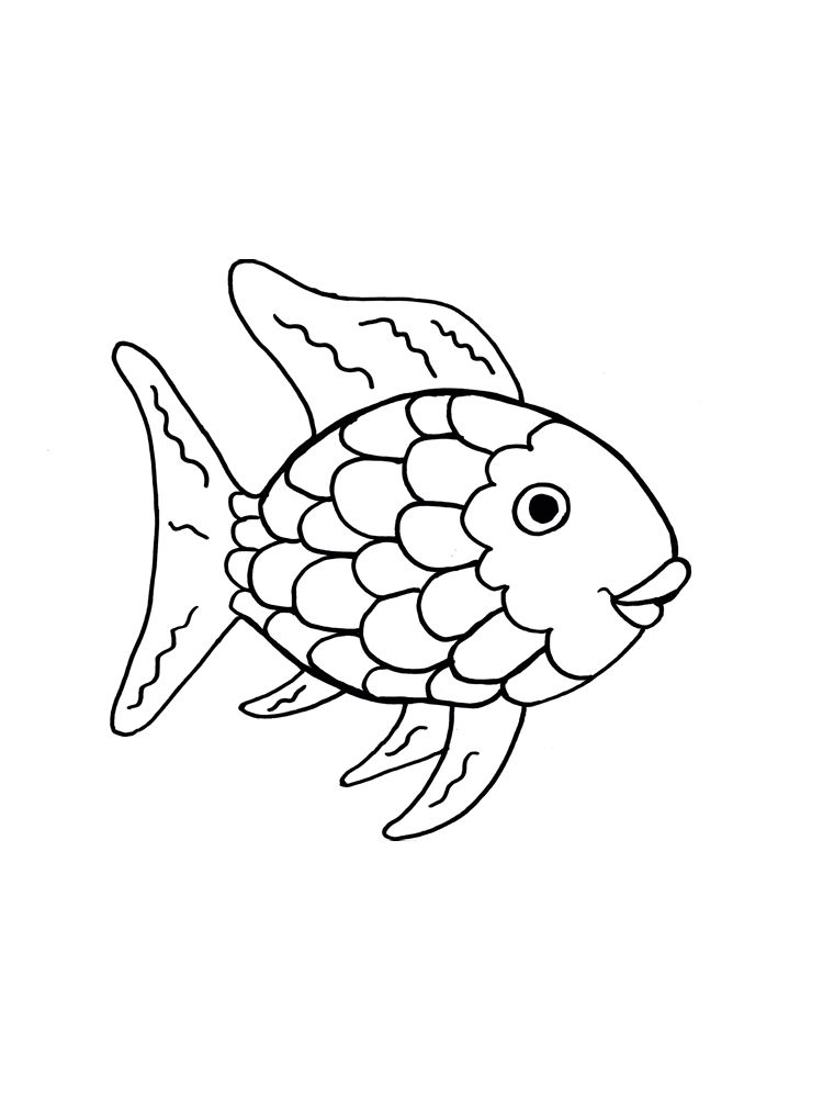 Rainbow fish coloring pages download and print rainbow fish coloring pages fish coloring page rainbow fish rainbow fish coloring page