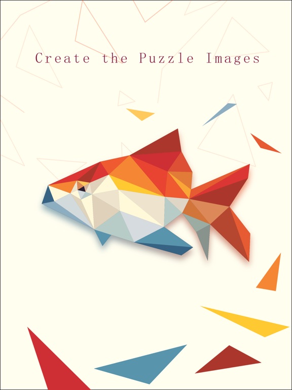 Low poly coloring art book apps