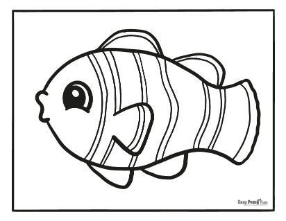 Fish coloring pages