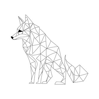 Page black norwegian elkhound low poly images