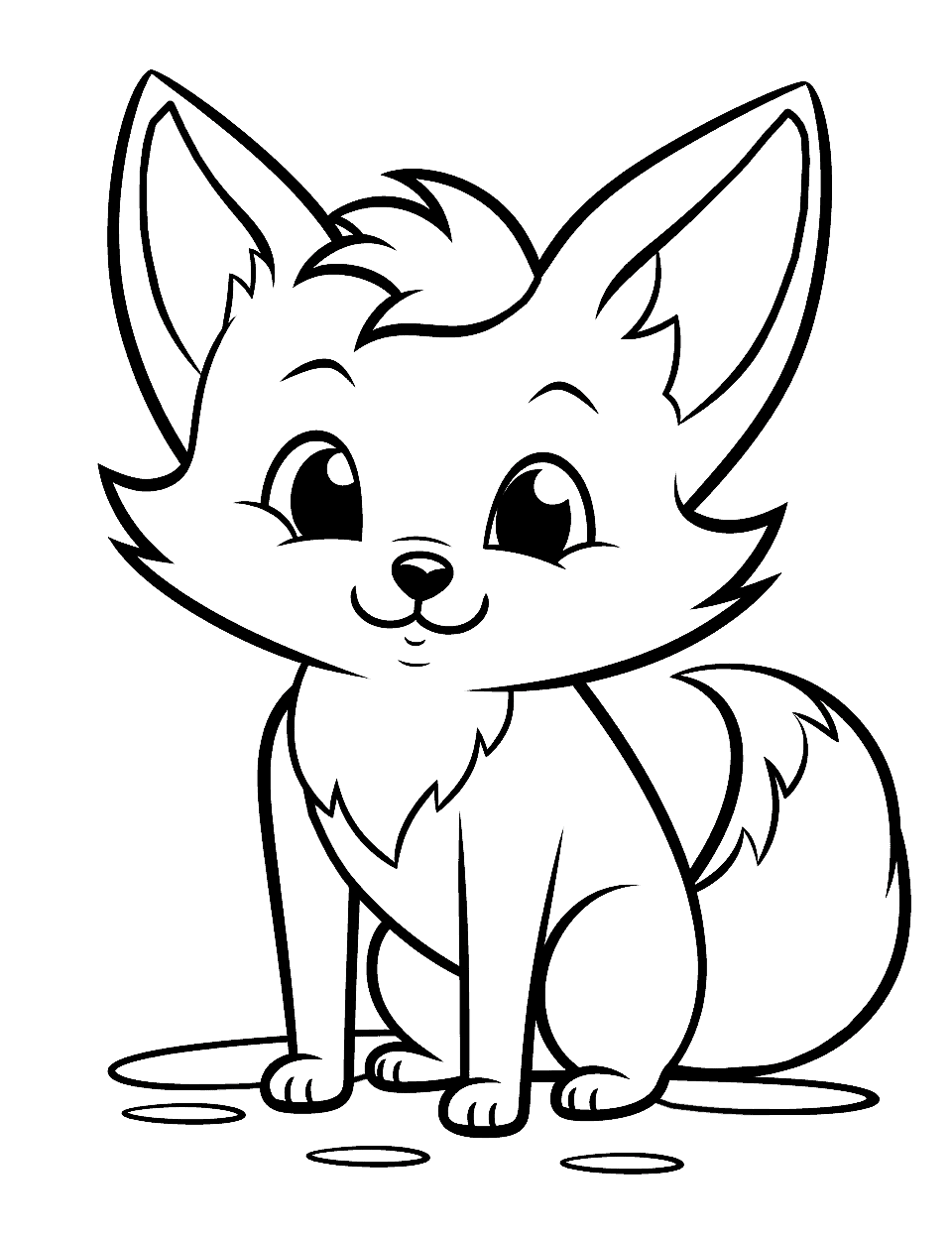 Fox coloring pages free printable sheets