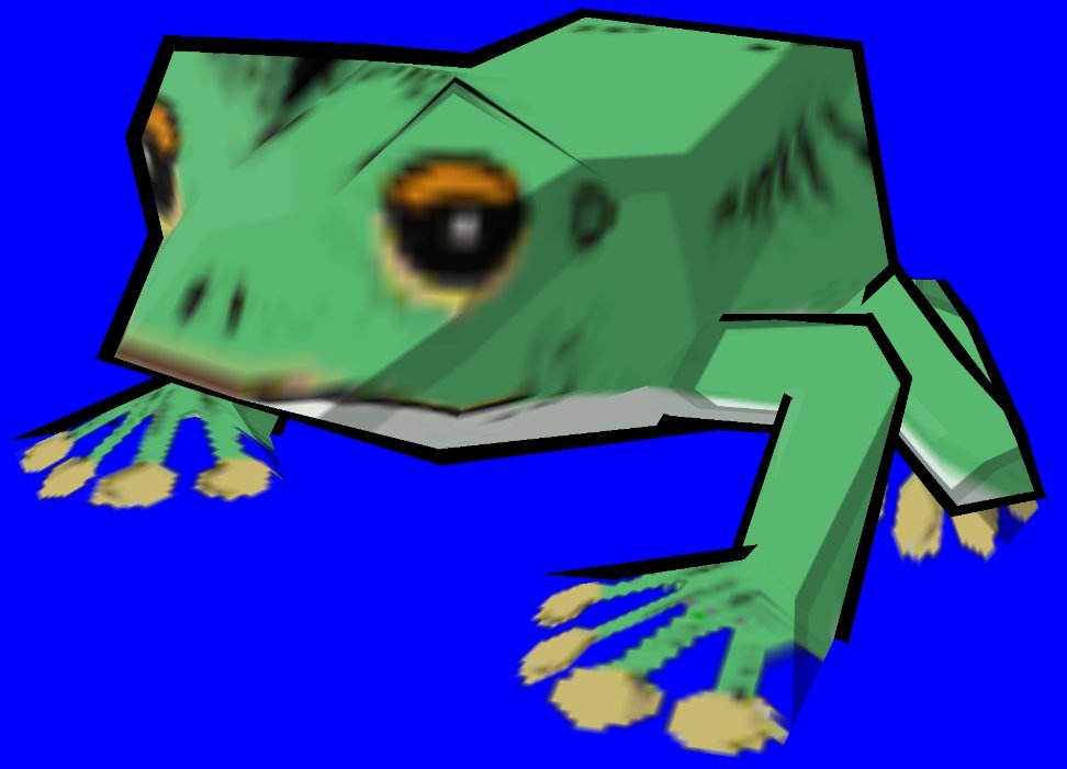 Frog from giogios bizarre adventure low poly gimmick accounts know your meme