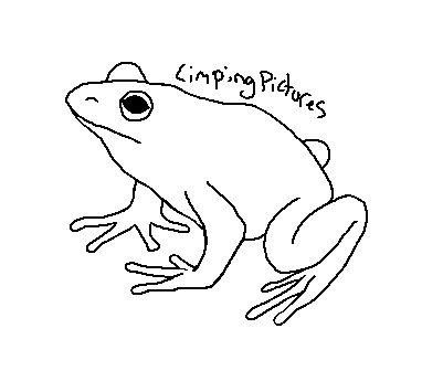 Frog lineart by limpingpictures on