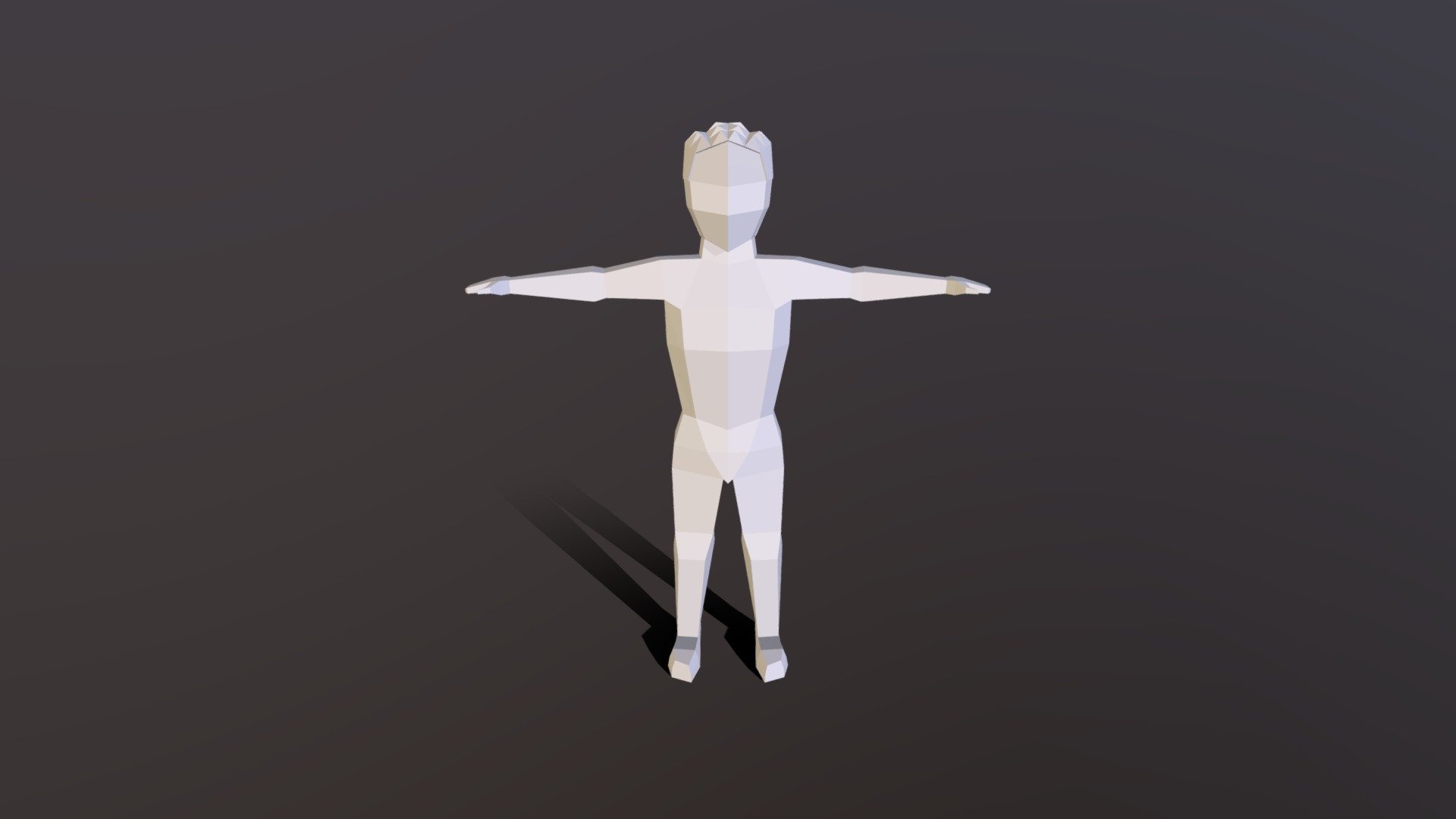 Low poly human