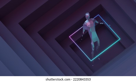 Low poly human model images stock photos d objects vectors