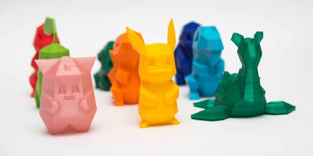 D hubs is celebrating twenty years of pokãmon with adorable low poly pocket monsters