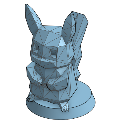 Low poly pokemon chess d models download creality cloud