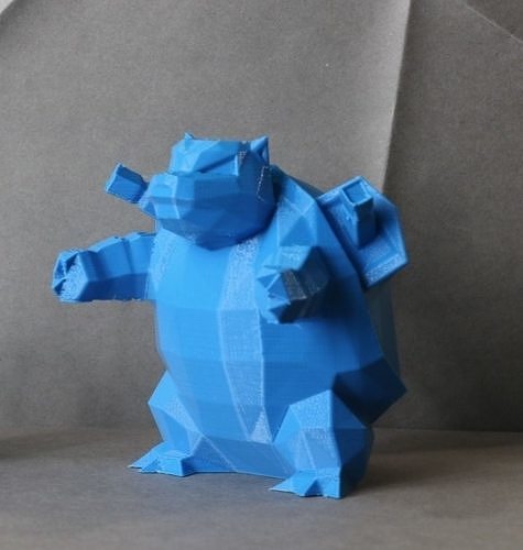 Blastoise low poly pokemon d model d printable