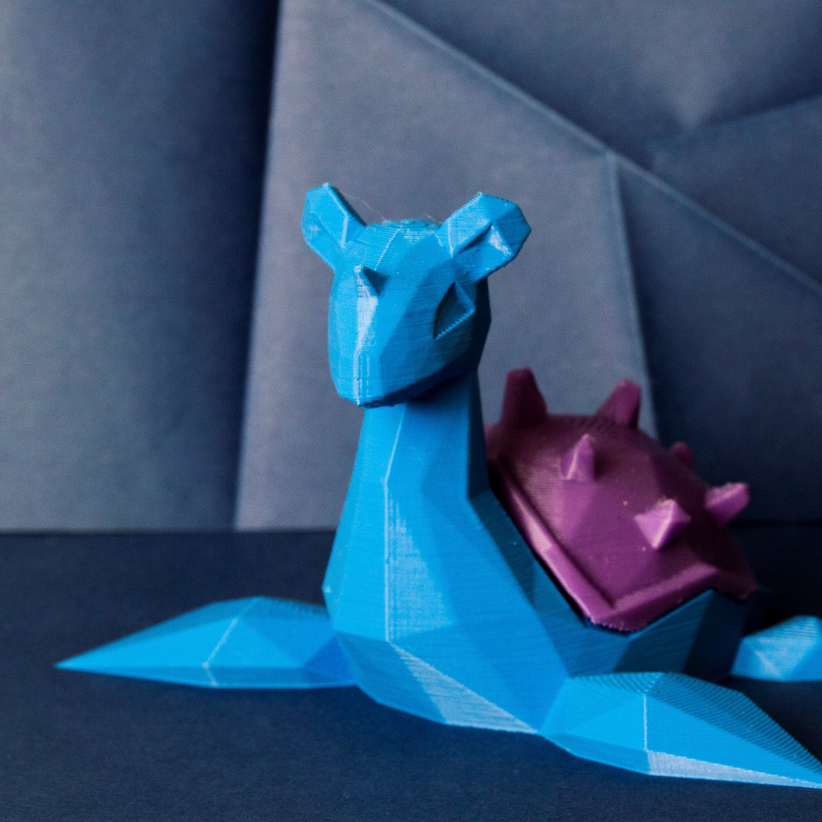 Stl file lapras low poly pokemon ðãd print design to downloadãcults