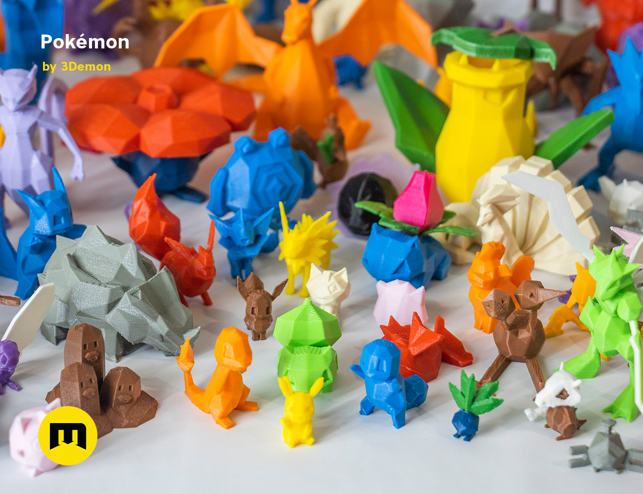 D file low poly pokemon collection ðãd printable model to downloadãcults