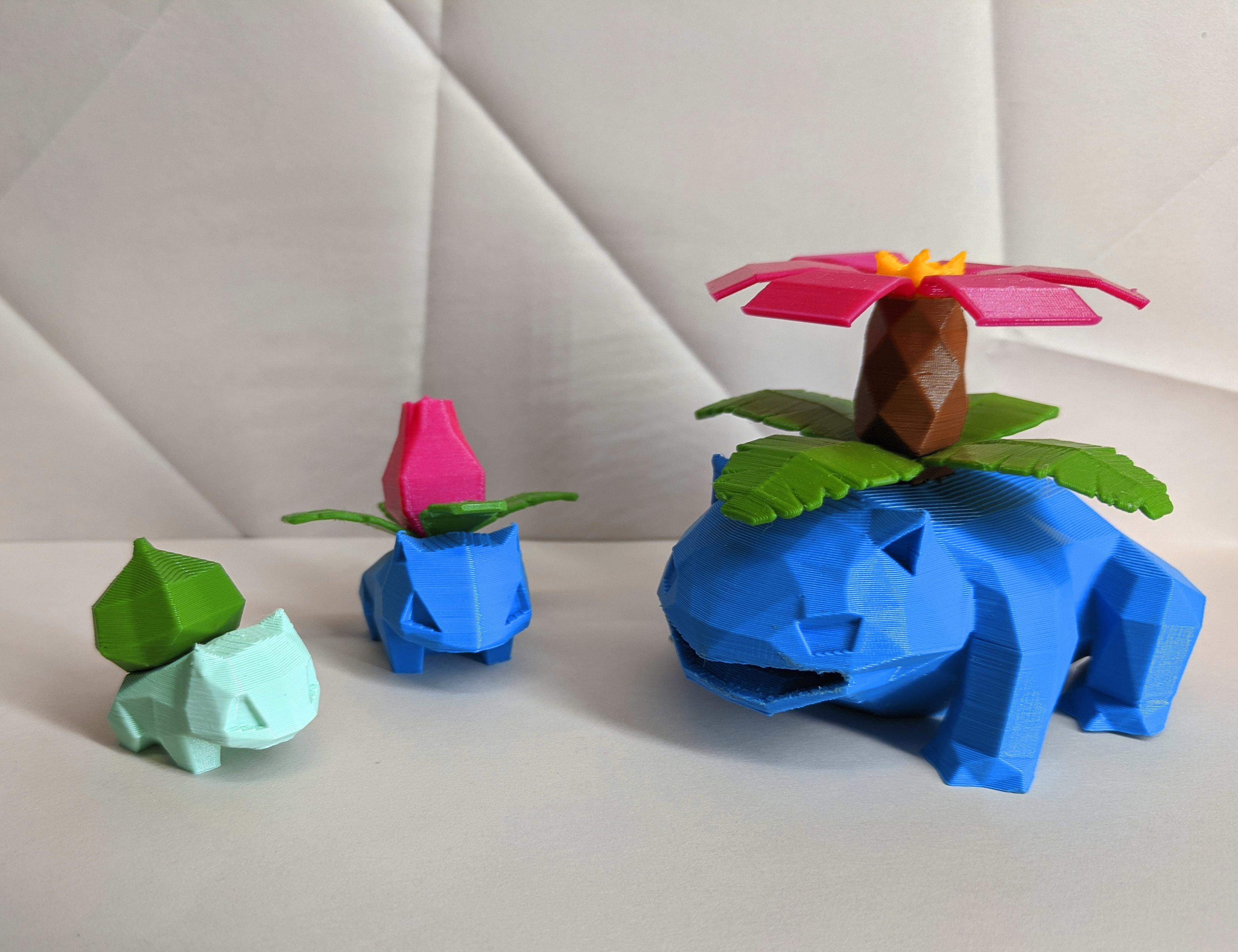 Stl file bulbasaur low poly pokemon ðãd print model to downloadãcults