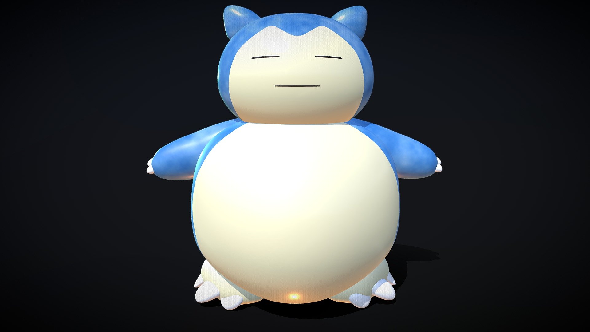 Snorlax pokãmon d model