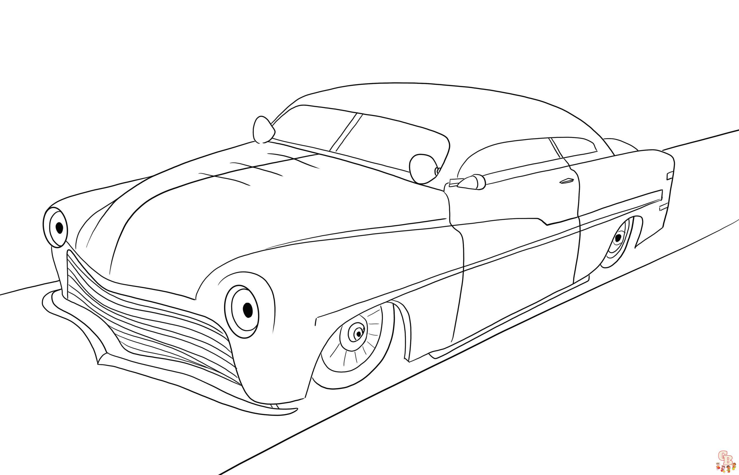 Printable lowrider coloring pages free for kids and adults