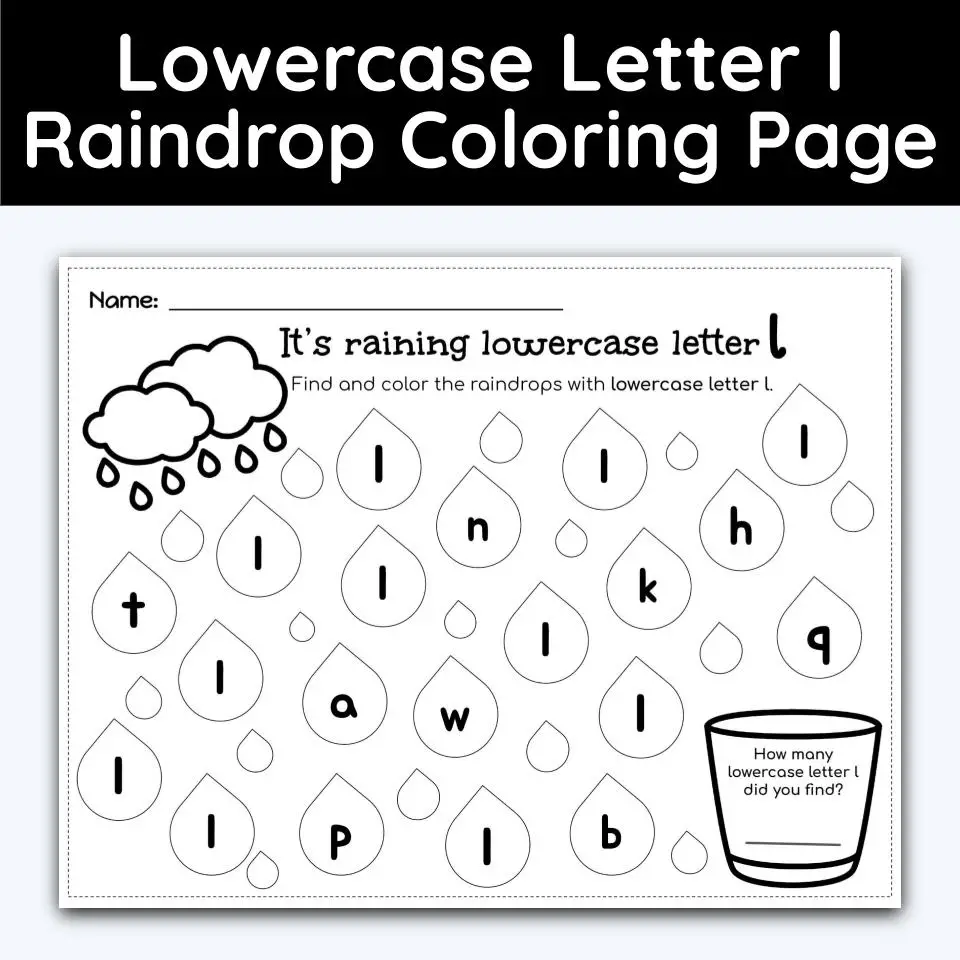 Lowercase letter l